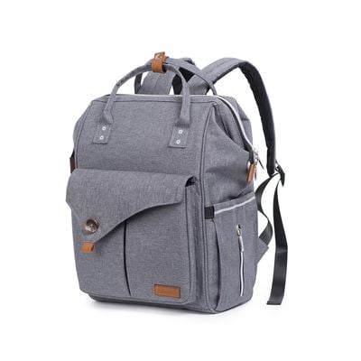 Alameda Diaper Backpack - Large - Grey